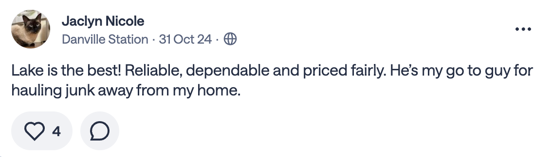 Review from Jaclyn Nicole in Danville Station
