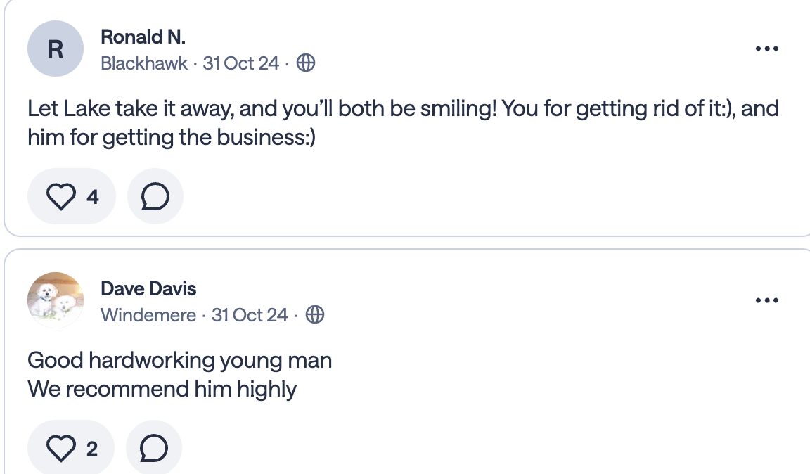 Reviews from Ronald N. and Dave Davis